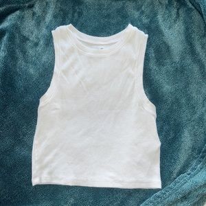 hollister white tank top